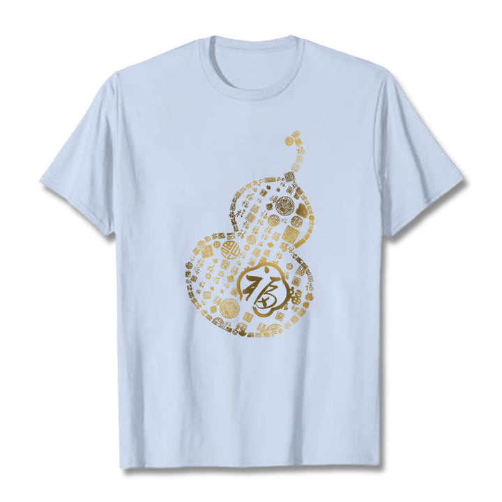 T-shirt avec le personnage de Buddha Stones Gourd Fu - Cyan clair - 2XL - image 18