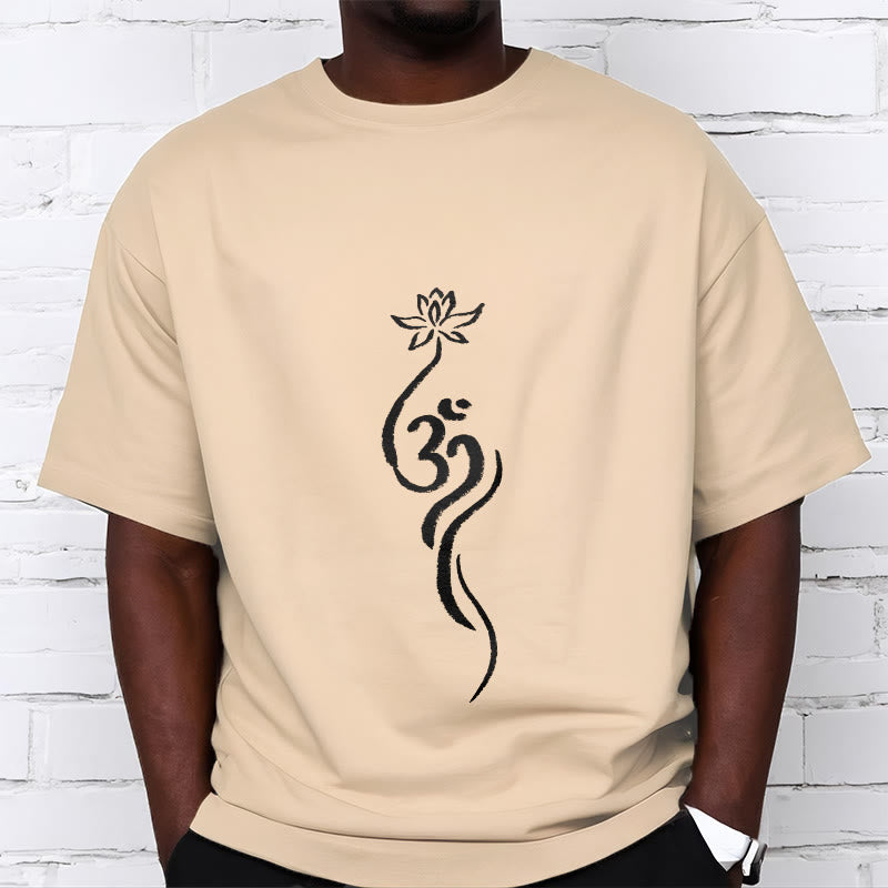 T-shirt avec motif Buddha Stones et fleur de lotus Om - image 8