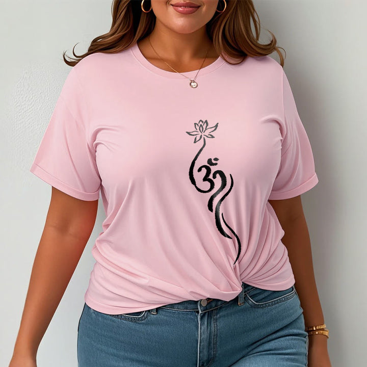 T-shirt avec motif Buddha Stones et fleur de lotus Om - image 13