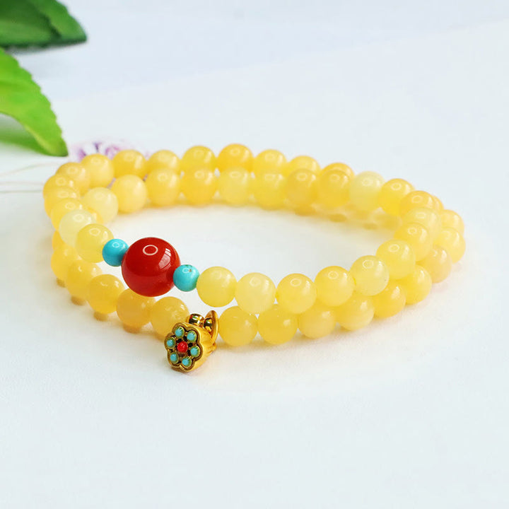 Bracelet porte-bonheur en Buddha Stones