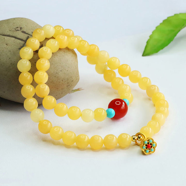 Bracelet porte-bonheur en Buddha Stones