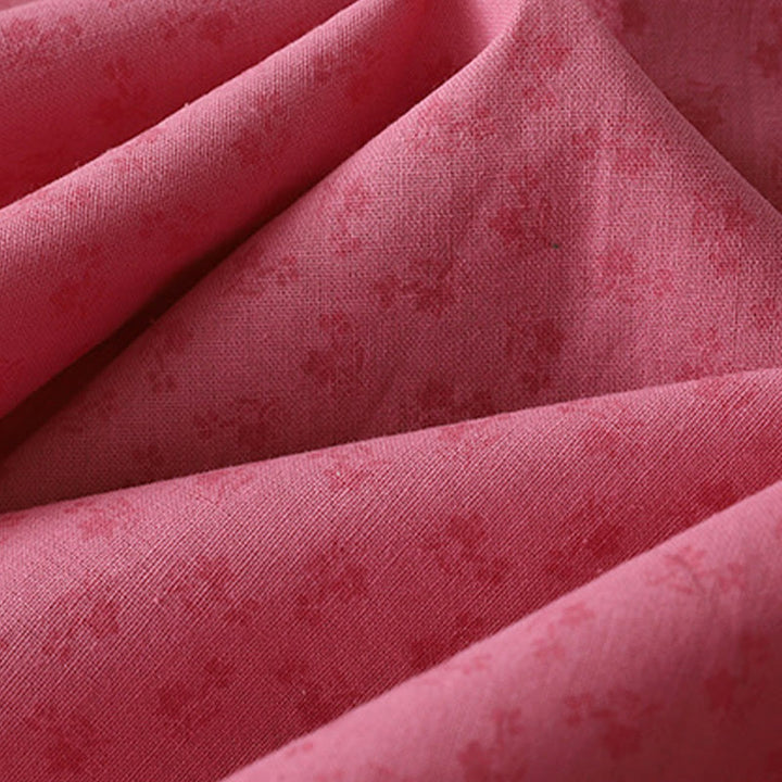 Robe mi-longue décontractée en coton et lin avec poches et boutons, style Buddha Stones, couleur unie, col ras du cou, manches courtes - image 13