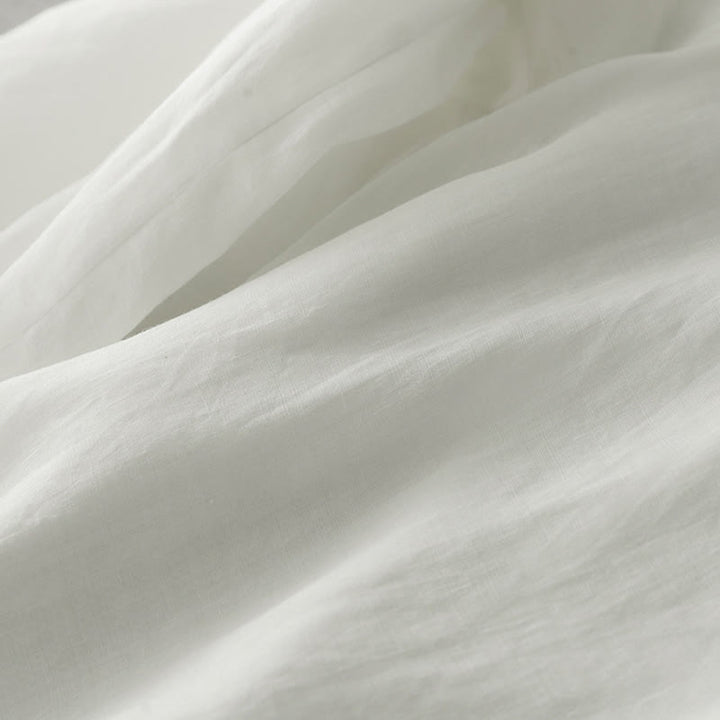 Pantalon court ample en coton avec poches pour femme, motif Buddha Stones , couleur unie, broderie en dentelle - image 5