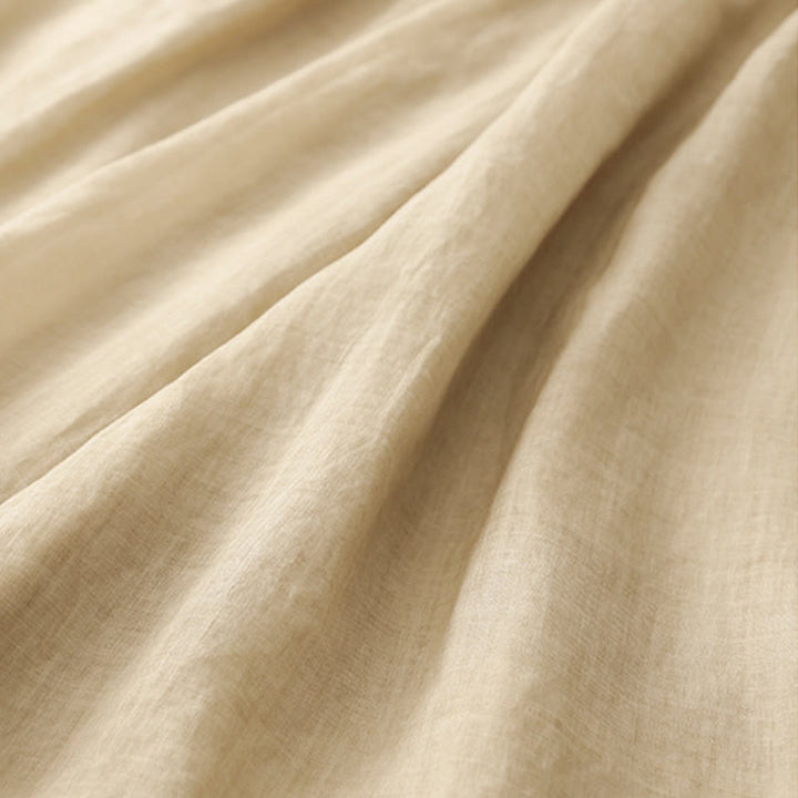 Pantalon court ample en coton avec poches pour femme, motif Buddha Stones , couleur unie, broderie en dentelle - image 19