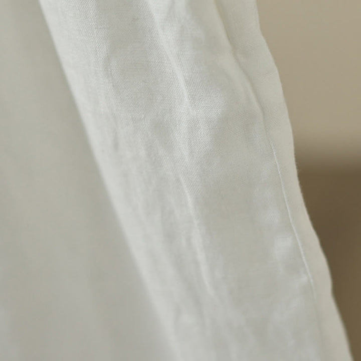 Pantalon large en coton avec poches pour femme , Buddha Stones , uni, en dentelle, patchwork, longueur 7-8 - image 21