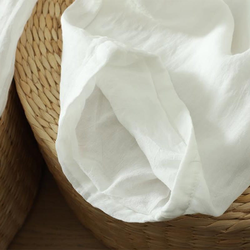 Pantalon harem pour femme, longueur cheville, avec poches, couleur pure et design simple, de la Buddha Stones Commute - image 14