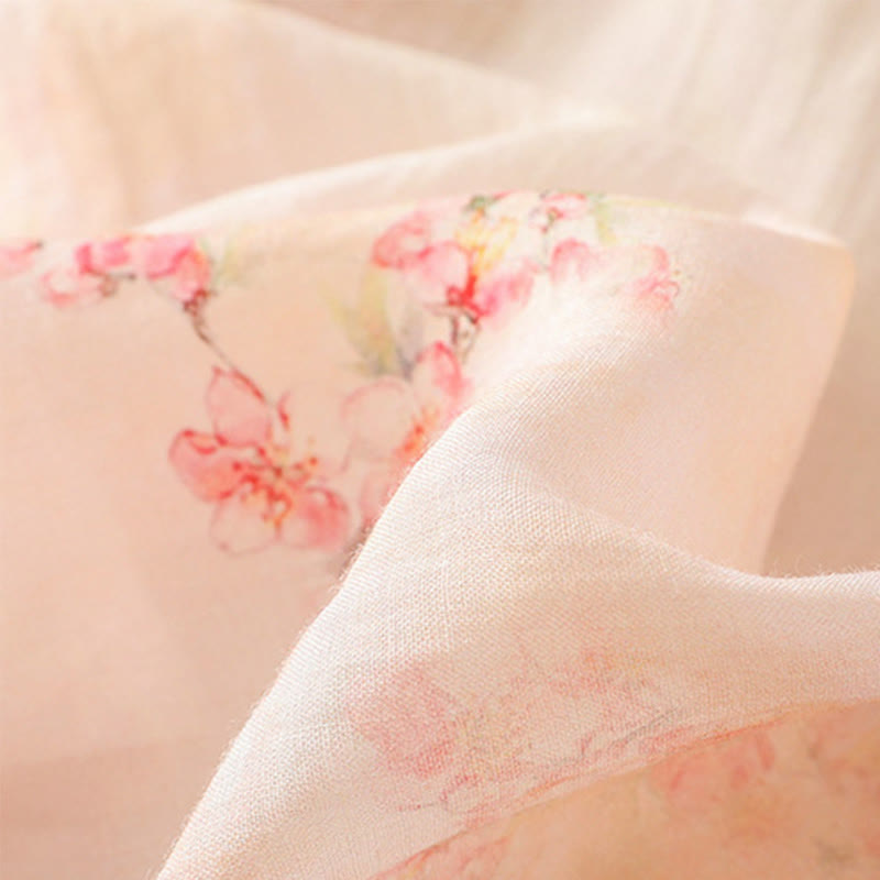 Chemise à manches trois-quarts en polyester pour femme, col ras du cou, imprimé plantes et Buddha Stones , motif grenouille - image 13