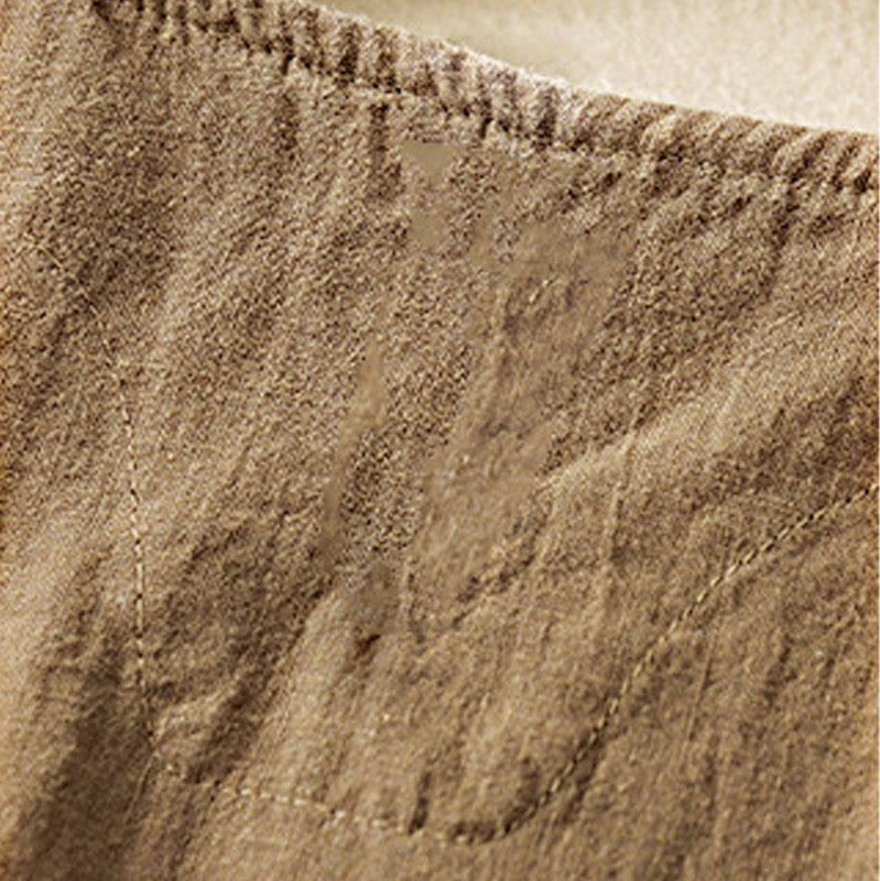 T-shirt d'été décontracté à manches courtes et col rond brodé Buddha Stones pour femme