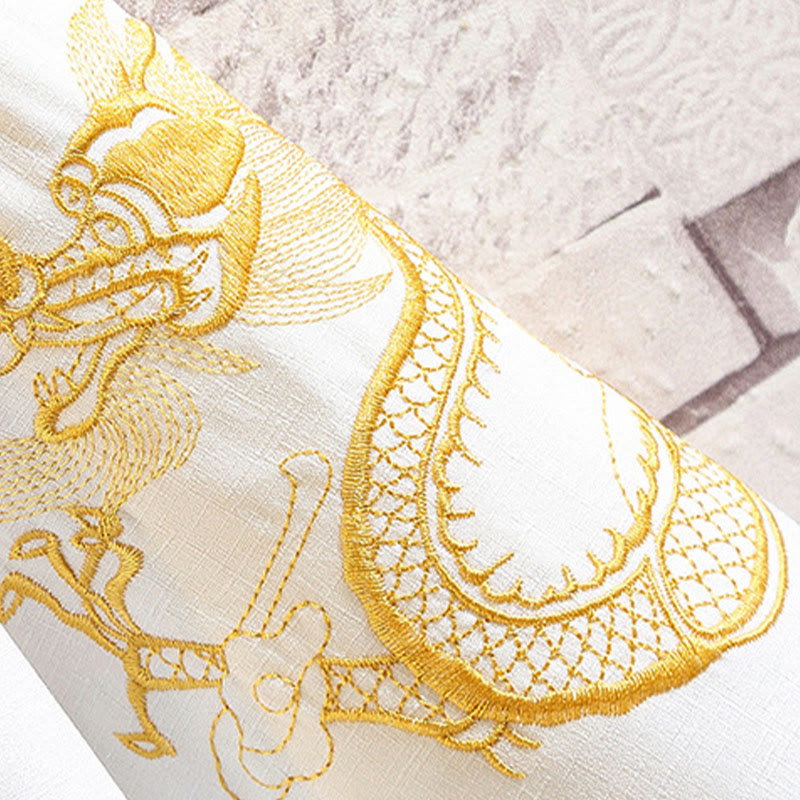 Veste kimono ouverte pour homme, broderie de Buddha Stones, dragon, phénix, nuage de bon augure, vagues, feuilles, grues - image 23