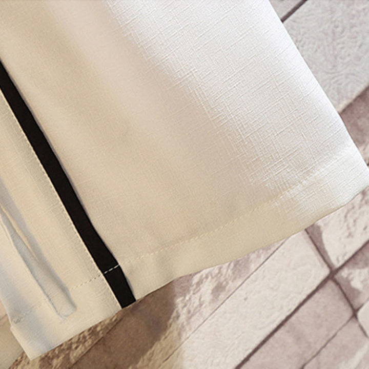 Veste kimono ouverte pour homme, broderie de Buddha Stones, dragon, phénix, nuage de bon augure, vagues, feuilles, grues - image 30