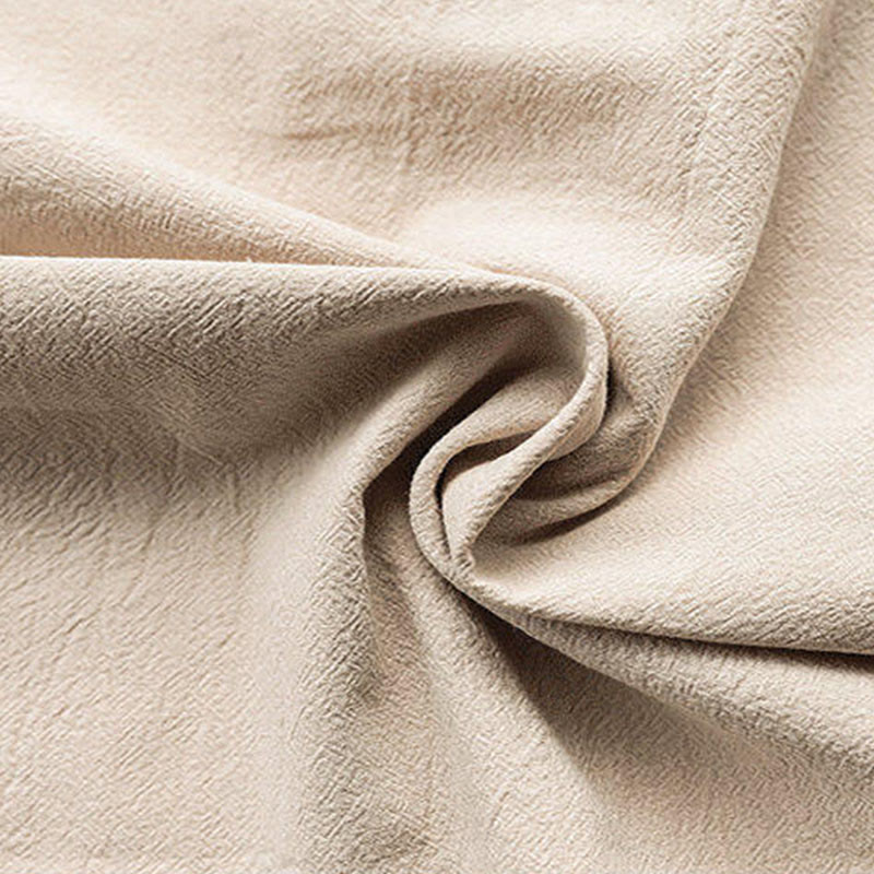 Chemise d'été en coton à manches courtes pour homme, motif Buddha Stones, motif grenouille et boutons - image 1