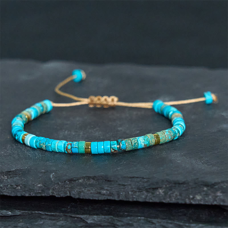 Bracelet de perles d'espacement Buddha Stones Emperor Stone Happiness