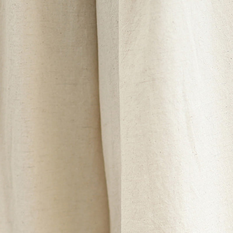 Pantalon large en coton et lin pour femme avec poches, motif Buddha Stones, simple et en dentelle, longueur 7-8 - image 9