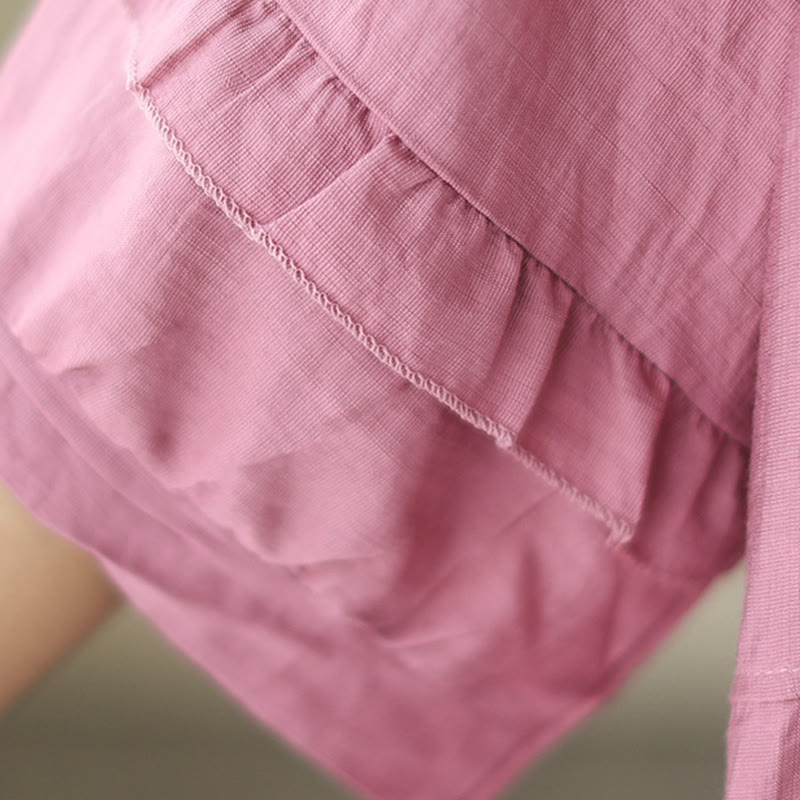T-shirt décontracté d'été à manches courtes et col rond pour femme, en polyester, motif Buddha Stones - image 8