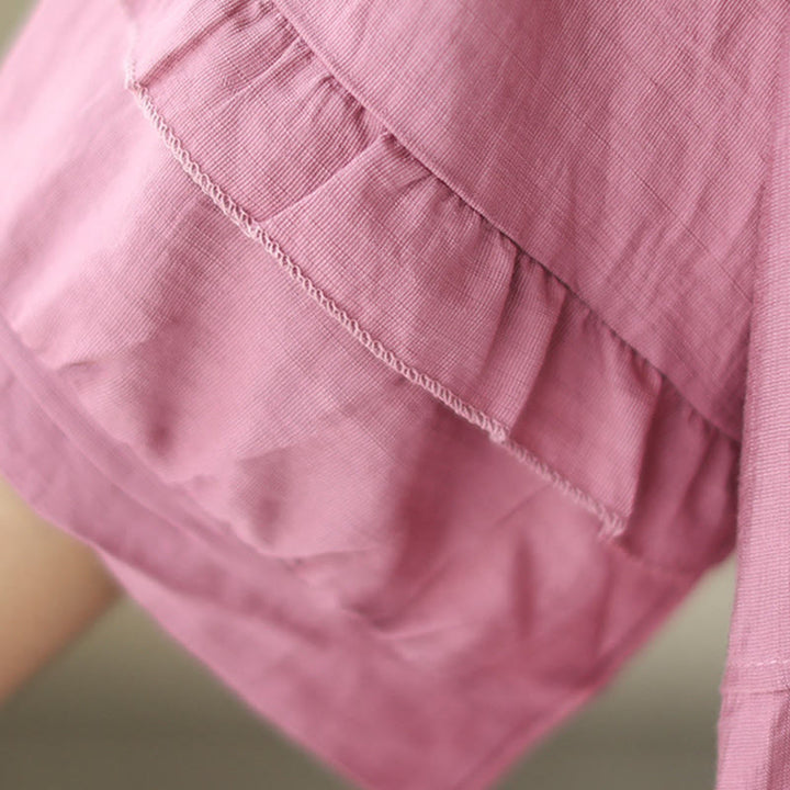 T-shirt décontracté d'été à manches courtes et col rond pour femme, en polyester, motif Buddha Stones - image 8