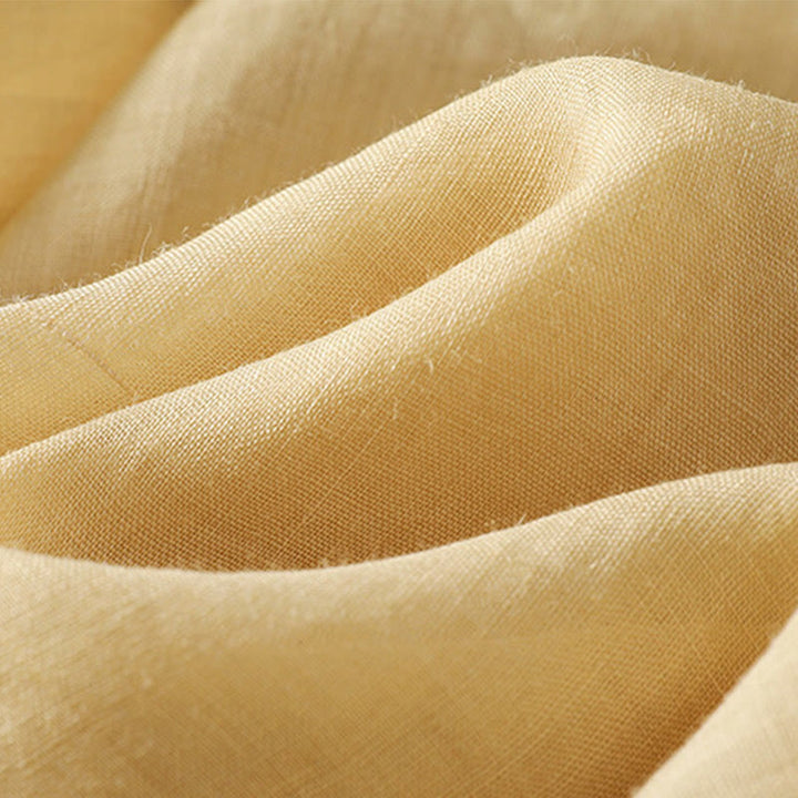 Chemise décontractée à manches trois-quarts et col montant pour femme, motif Buddha Stones et broderies végétales - image 14