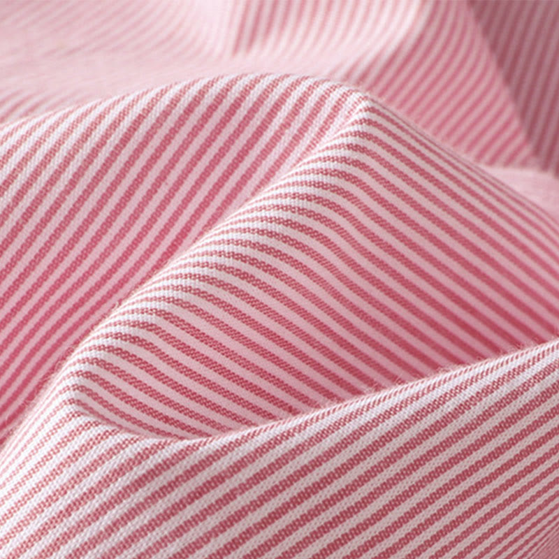 Pull à rayures et col ras du cou en coton à manches courtes pour femme, motif Buddha Stones - image 10