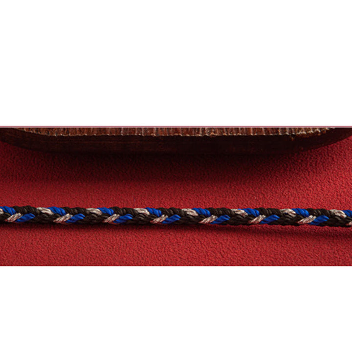 Bracelet porte-bonheur multicolore Buddha Stones "Que la prospérité remplisse votre vie"