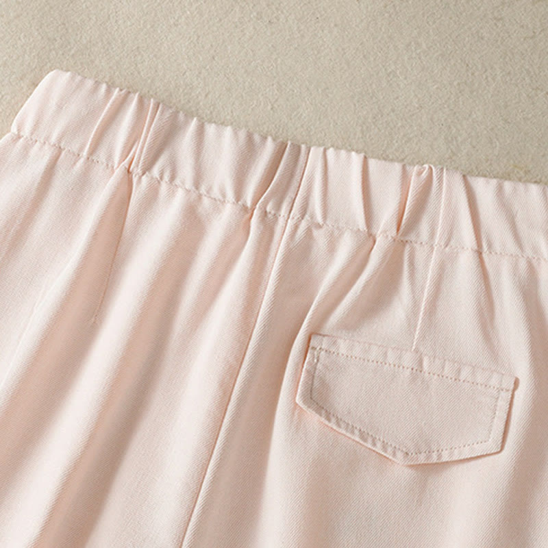 Pantalon Buddha Stones en dentelle patchwork taille haute pour femme, jambes larges, longueur cheville, avec poches et fermeture éclair - image 12