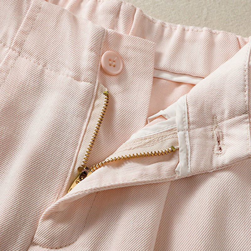 Pantalon Buddha Stones en dentelle patchwork taille haute pour femme, jambes larges, longueur cheville, avec poches et fermeture éclair - image 15