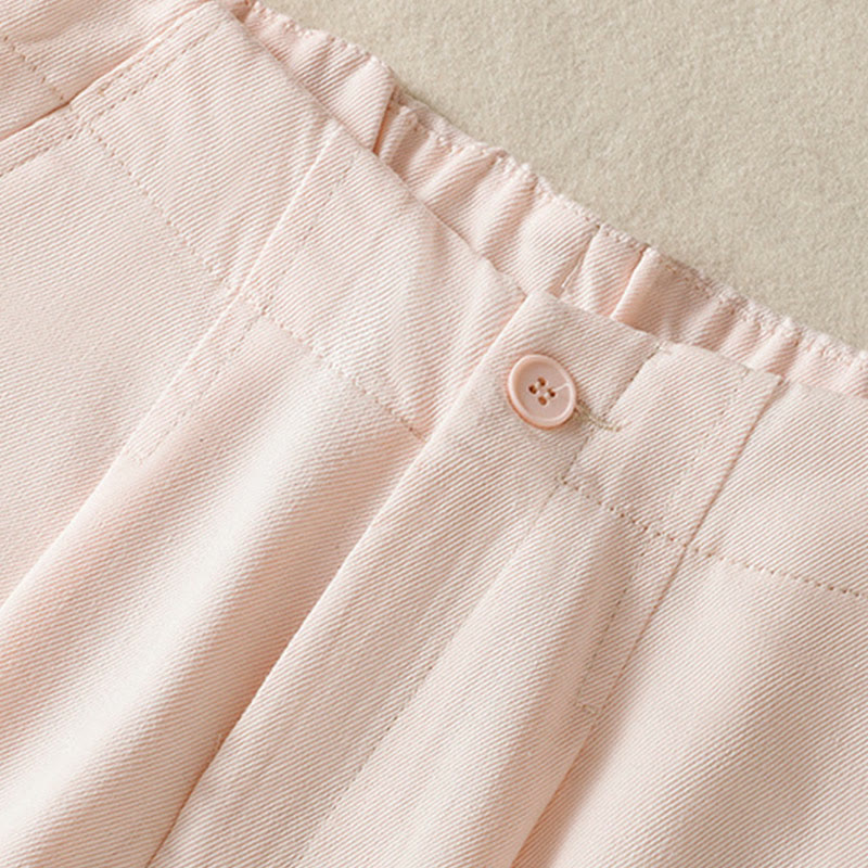 Pantalon Buddha Stones en dentelle patchwork taille haute pour femme, jambes larges, longueur cheville, avec poches et fermeture éclair - image 9