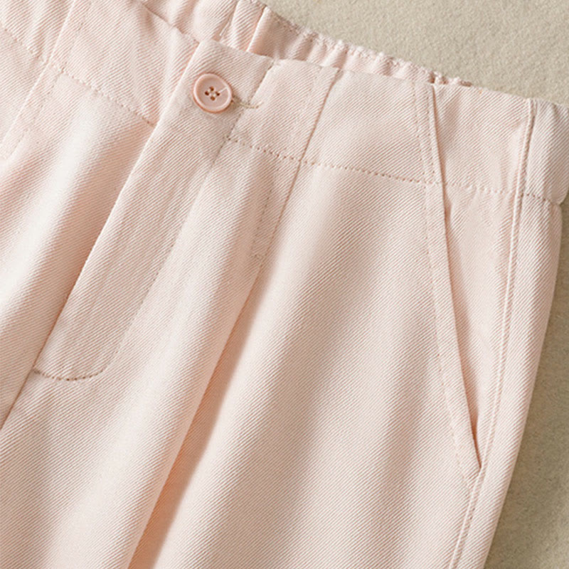 Pantalon Buddha Stones en dentelle patchwork taille haute pour femme, jambes larges, longueur cheville, avec poches et fermeture éclair - image 11