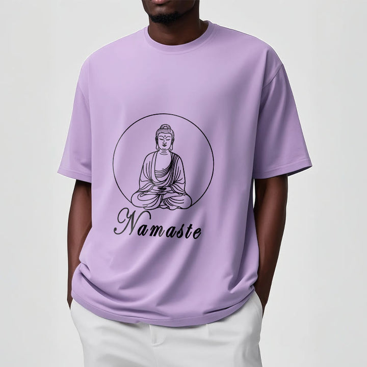 T-shirt Buddha Stones NAMASTE bouddha méditant - image 17