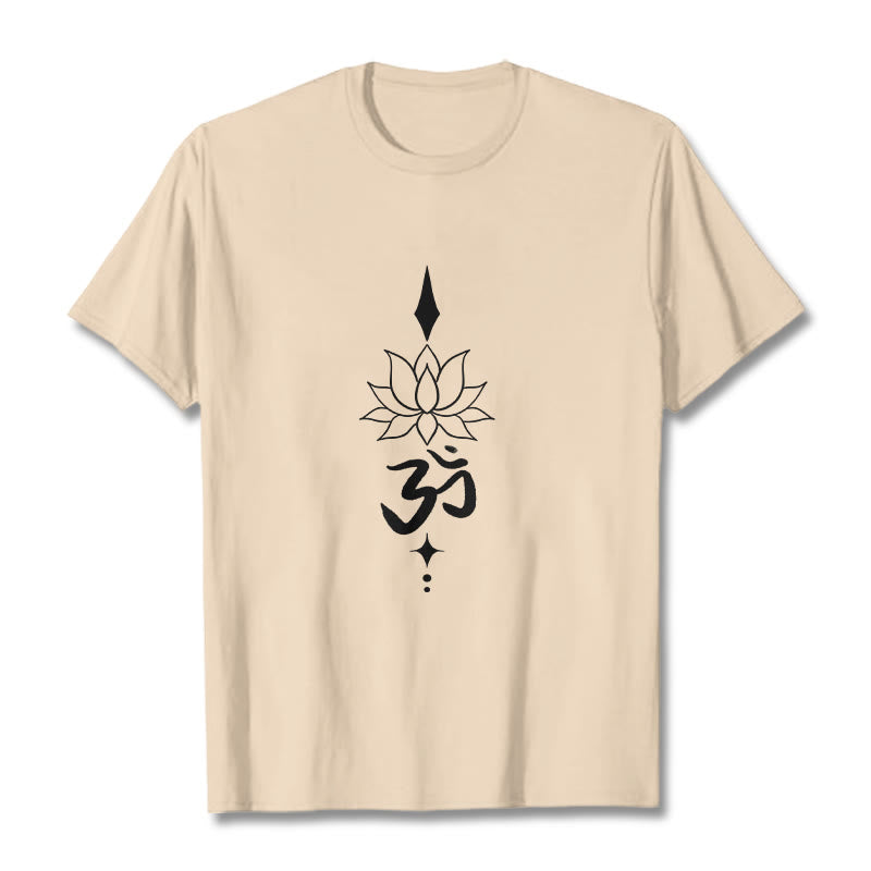 T-shirt Buddha Stones Symbole Om Lotus - Bisque - 2XL - image 12