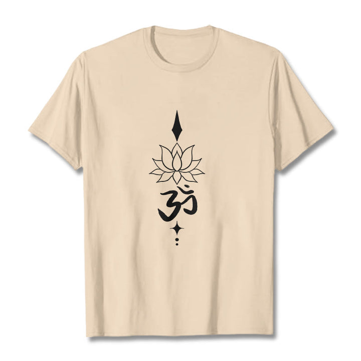 T-shirt Buddha Stones Symbole Om Lotus - Bisque - 2XL - image 11