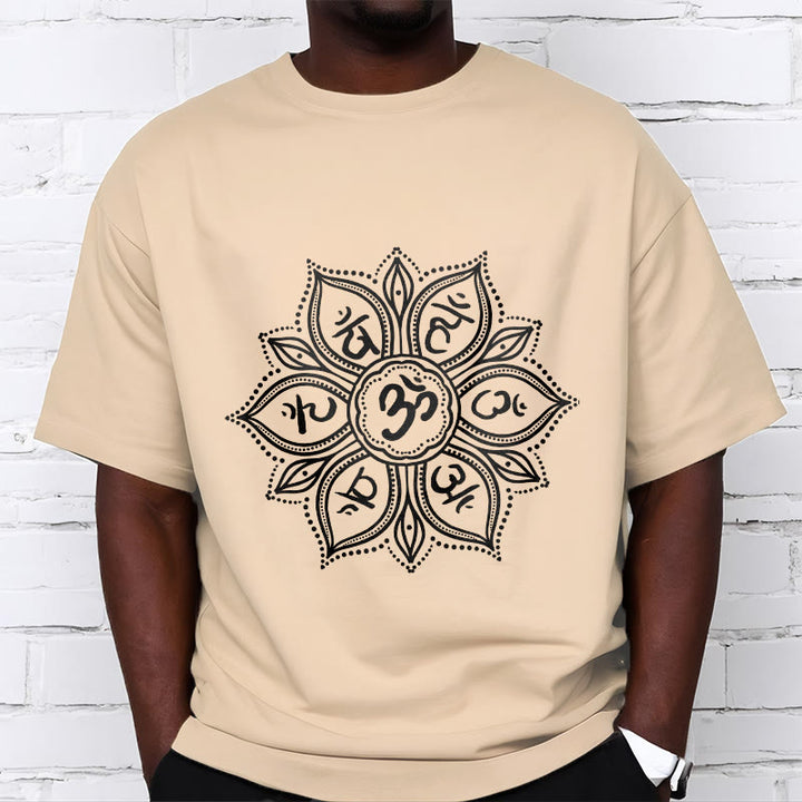 Buddha Stones Mandala fleur Om Mani Padme Hum Mantra T-shirt - image 12