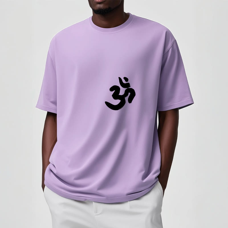 T-shirt sanskrit avec symbole Om et Buddha Stones - image 18