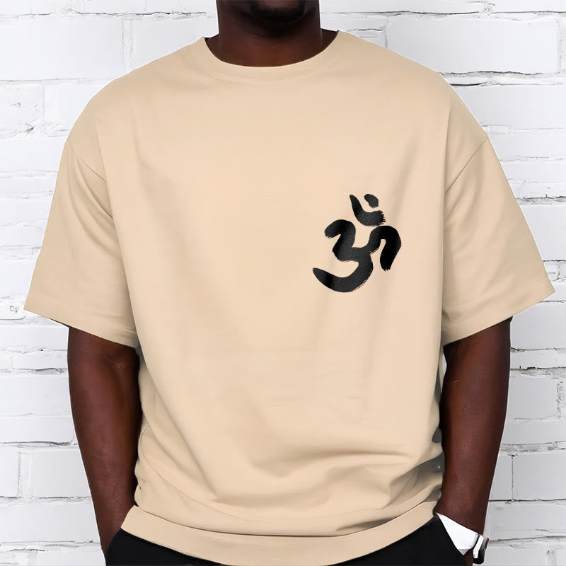 T-shirt sanskrit avec symbole Om et Buddha Stones - image 13