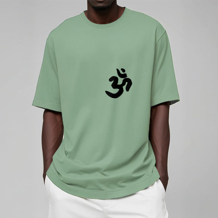 T-shirt sanskrit avec symbole Om et Buddha Stones - image 20