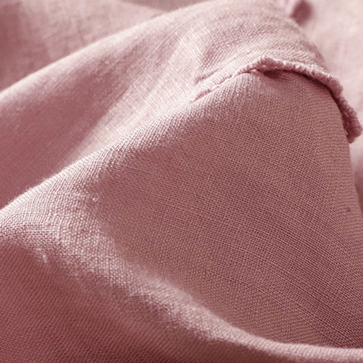 Pantalon sarouel décontracté en coton et lin avec poches pour femme, longueur 7-8, motif Buddha Stones, uni, en dentelle sur les côtés - image 15