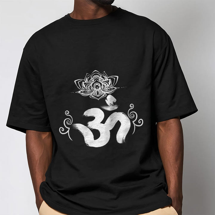 T-shirt floral sanskrit avec Buddha Stones et symbole Om - image 7