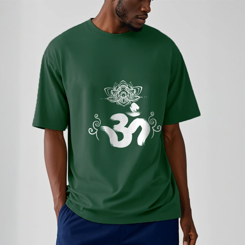 T-shirt floral sanskrit avec Buddha Stones et symbole Om - image 6