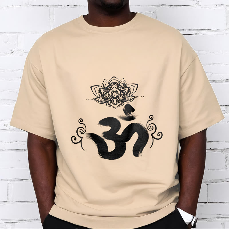 T-shirt floral sanskrit avec Buddha Stones et symbole Om - image 12