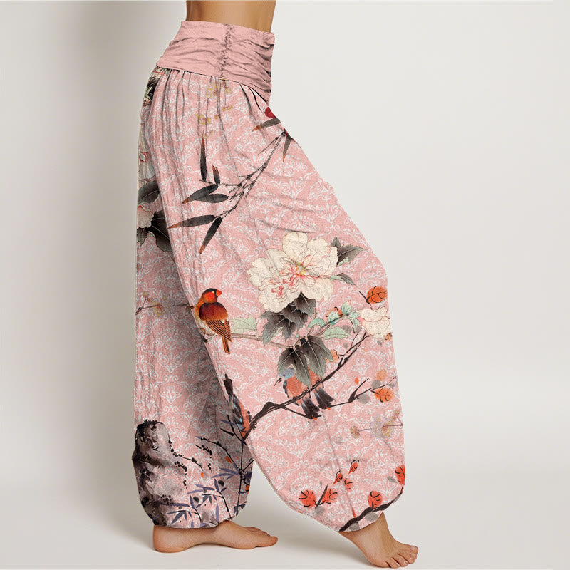 Pantalon sarouel à taille élastique pour femme avec motif mandala et Buddha Stones - image 9