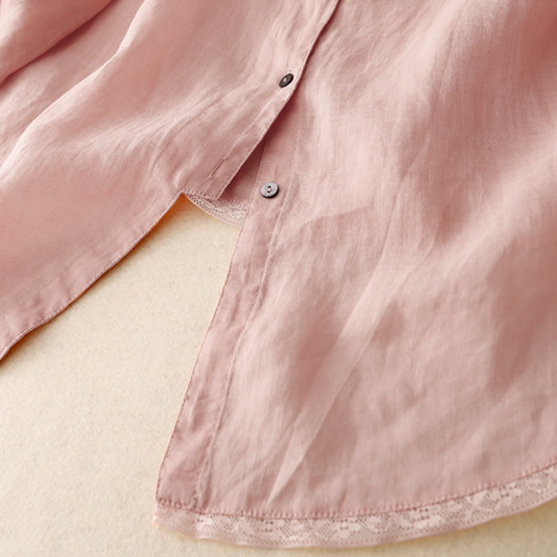 T-shirt décontracté à col ras du cou pour femme, motif Buddha Stones , en coton et polyester - image 2