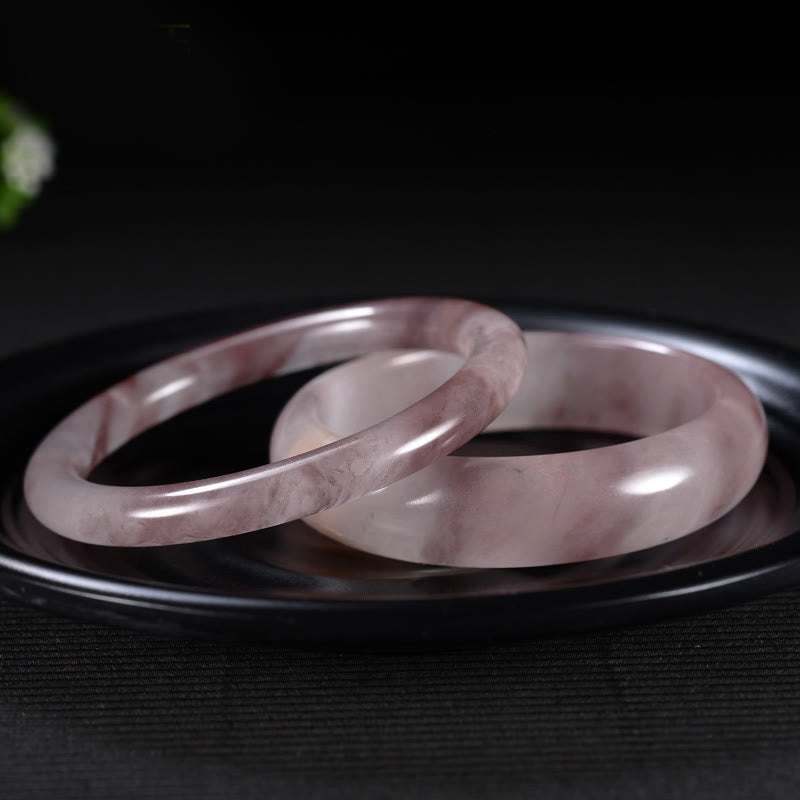 Bracelet de protection du bonheur en jade violet Buddha Stones - image 1