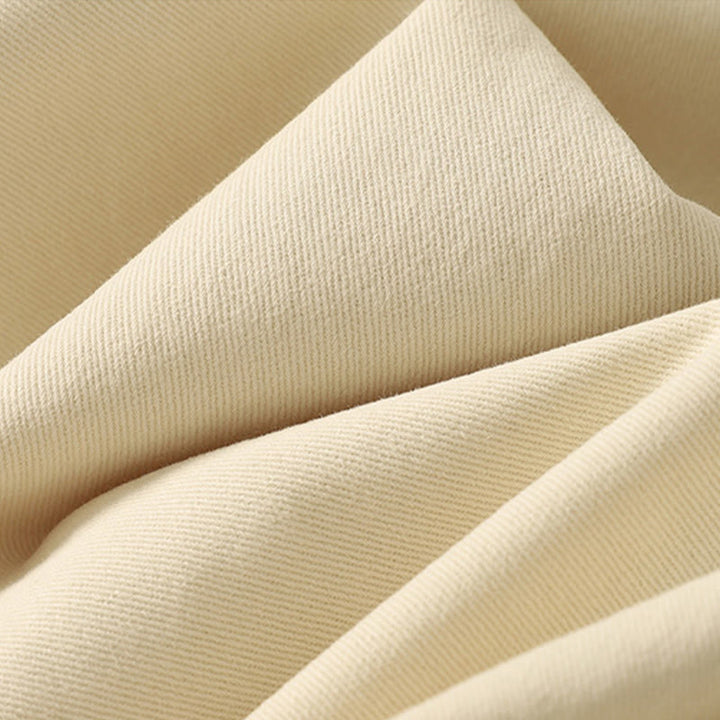 Pantalon large en coton avec poches et ceinture en dentelle de couleur Buddha Stones pour femme - image 4