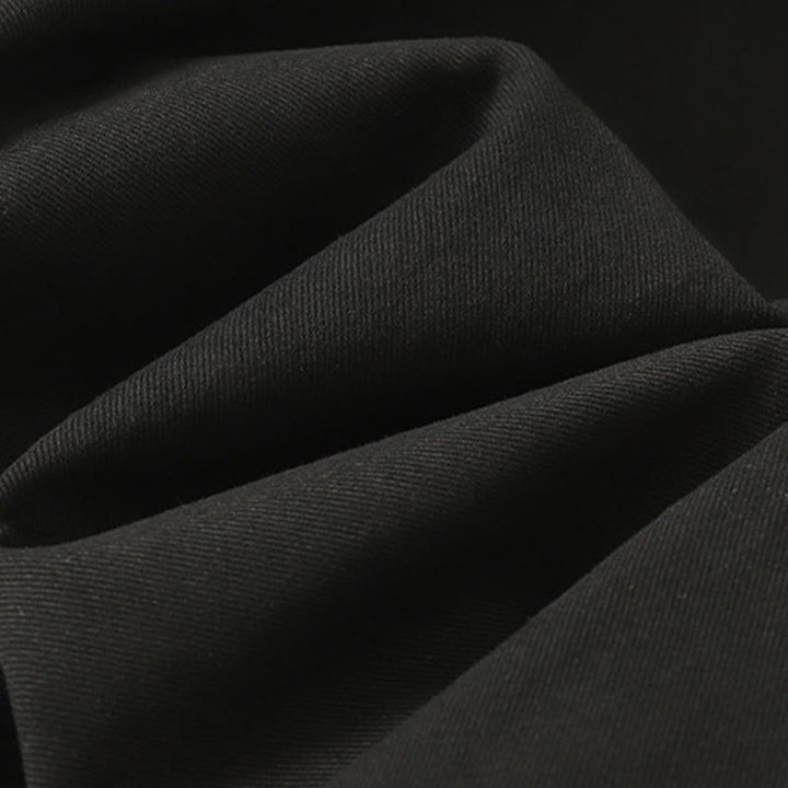 Pantalon large en coton avec poches et ceinture en dentelle de couleur Buddha Stones pour femme - image 20