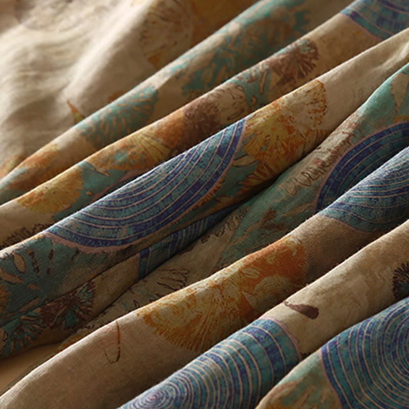 Pantalon sarouel pour femme avec poches, style rétro décontracté chinois , Buddha Stones grenouille et boutons - image 11