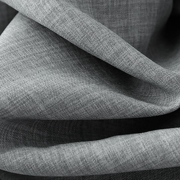 Pantalon large en coton et lin avec poches pour femme Buddha Stones, bleu acier clair uni - image 6