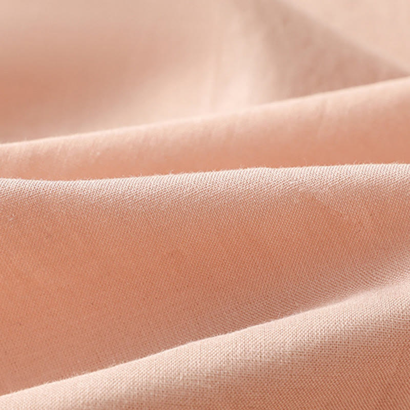 Chemise en coton pour femme, manches longues lanternes, boutons plissés, broderies de Buddha Stones - image 17