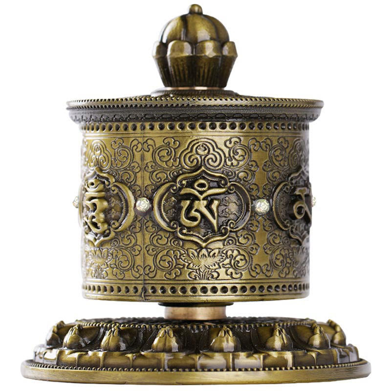 Roue de prière tibétaine en Buddha Stones pour décoration de voiture