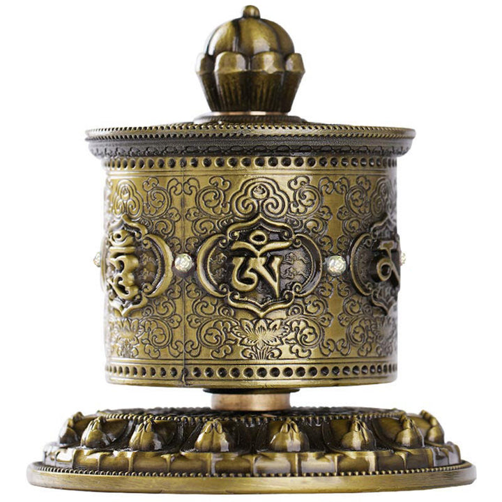 Roue de prière tibétaine en Buddha Stones pour décoration de voiture