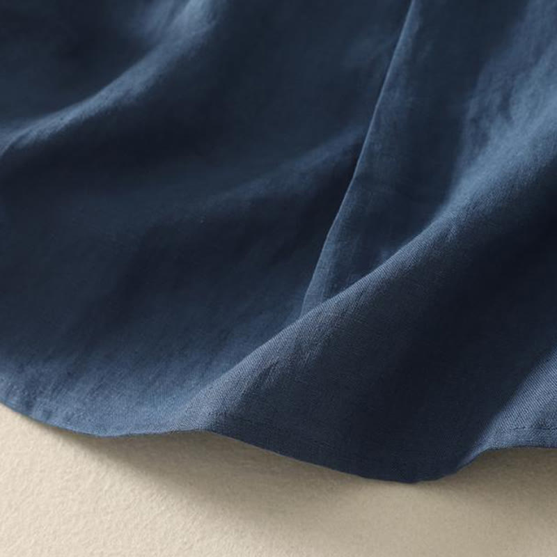 Gilet sans manches en coton pour femme, col en V, style rétro, motif Buddha Stones - image 5