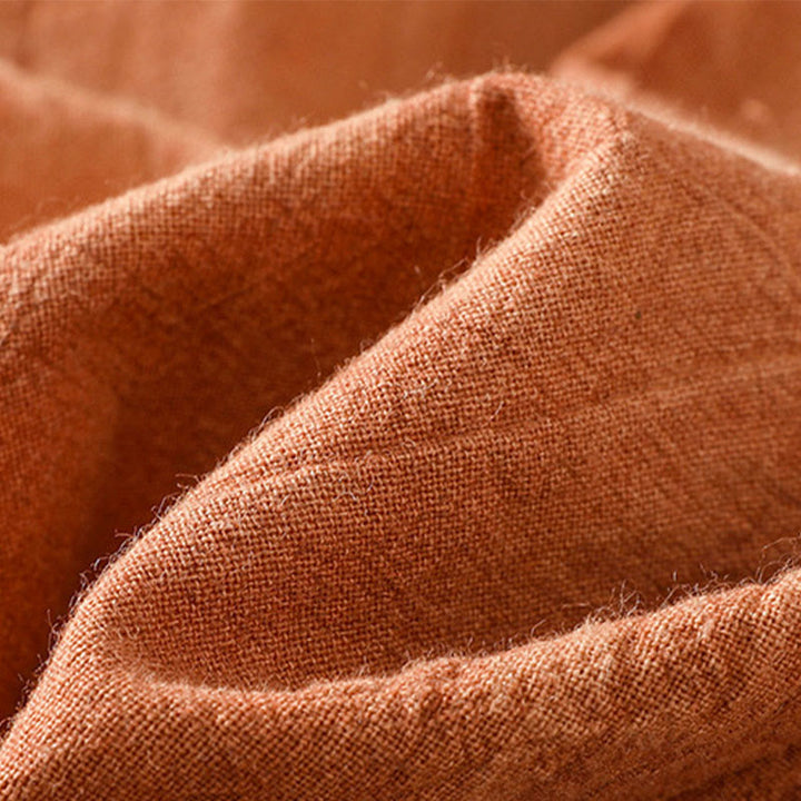 Gilet sans manches en coton pour femme, motif rétro à boutons grenouilles et Buddha Stones - image 9