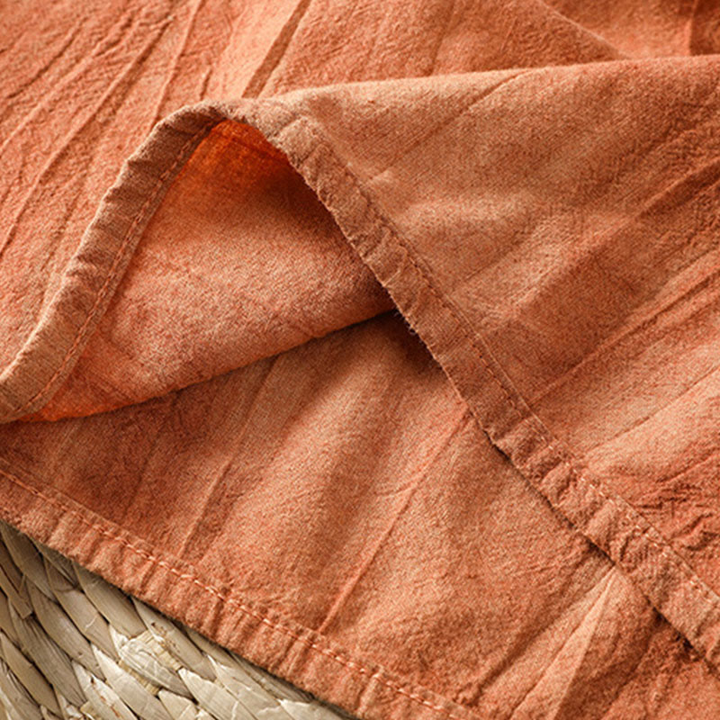 Gilet sans manches en coton pour femme, motif rétro à boutons grenouilles et Buddha Stones - image 7